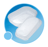 DKA 1/2 Oval Pvc effaf Kap