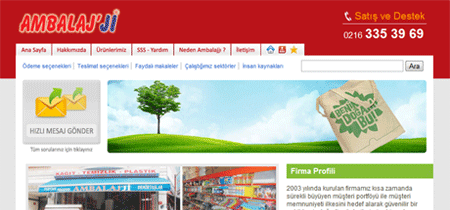 Ambalajj Ambalaj Toptan // Kurumsal Proje